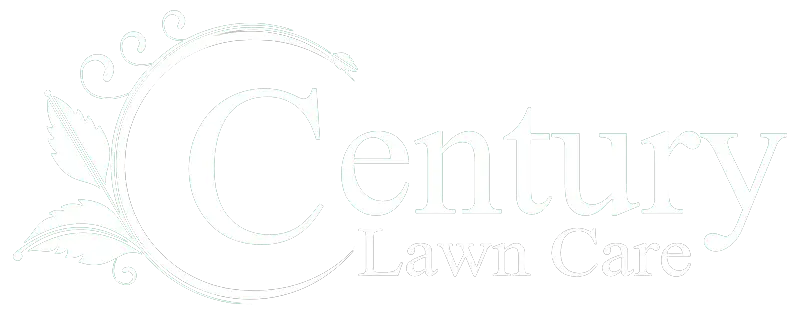 white version of Century Lawn Care Logo